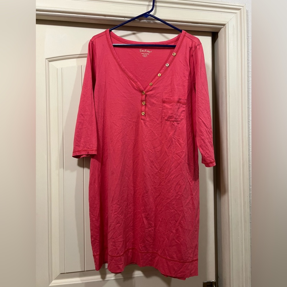 Lilly Pulitzer XL coral dress